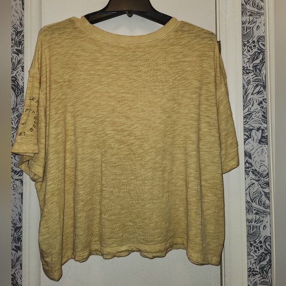 Torrid Yellow Boxy T-Shirt with Scenic Graphic - Picture 2 of 5